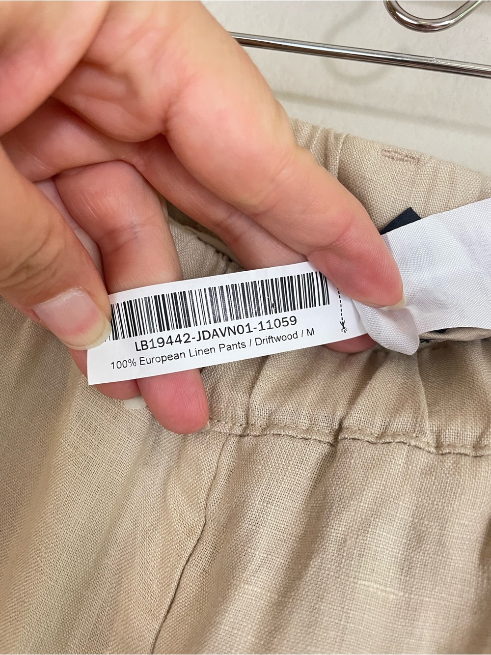 Quince Driftwood 100% Linen Pull On Pants Size Medium - Picture 6 of 9